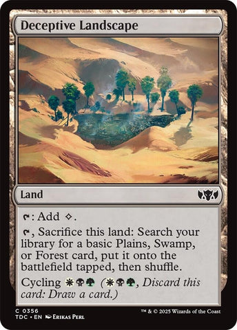 Image for Deceptive Landscape (356) (Commander: Tarkir: Dragonstorm) - Magic: The Gathering