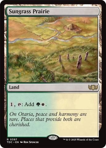 Image for Sungrass Prairie (397) (Commander: Tarkir: Dragonstorm) - Magic: The Gathering