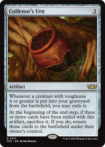 Image for Colfenor's Urn (315) (Commander: Tarkir: Dragonstorm) - Magic: The Gathering
