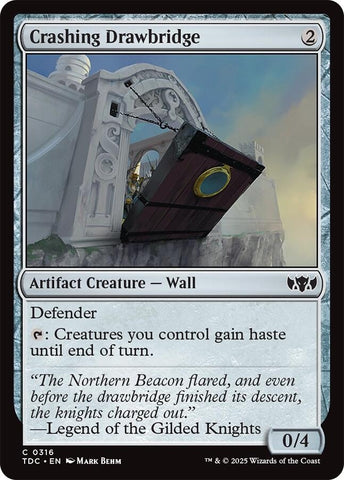 Image for Crashing Drawbridge (316) (Commander: Tarkir: Dragonstorm) - Magic: The Gathering