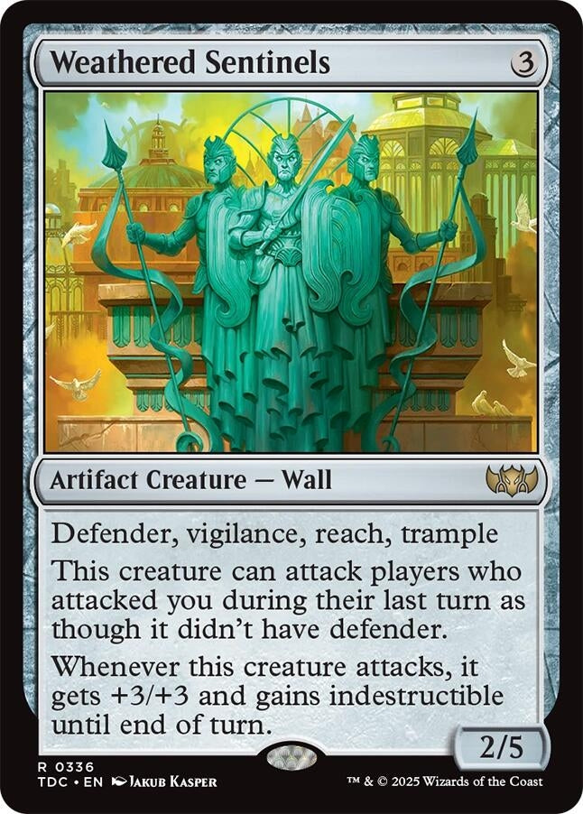 Image for Weathered Sentinels (336) (Commander: Tarkir: Dragonstorm) - Magic: The Gathering