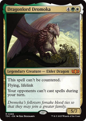 Image for Dragonlord Dromoka (286) (Commander: Tarkir: Dragonstorm) - Magic: The Gathering