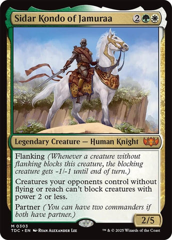 Image for Sidar Kondo of Jamuraa (303) (Commander: Tarkir: Dragonstorm) - Magic: The Gathering