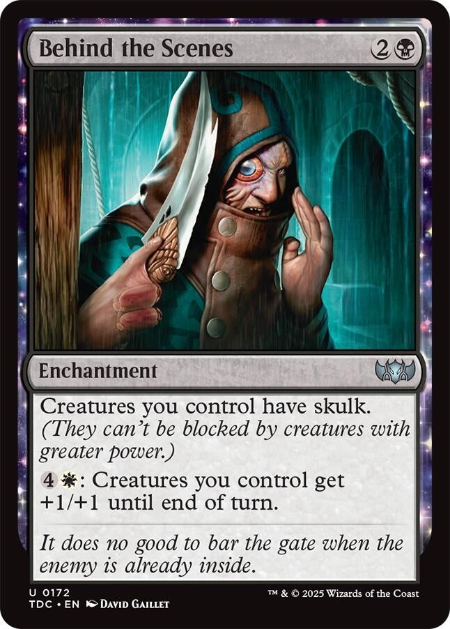 Image for Behind the Scenes (172) (Commander: Tarkir: Dragonstorm) - Magic: The Gathering