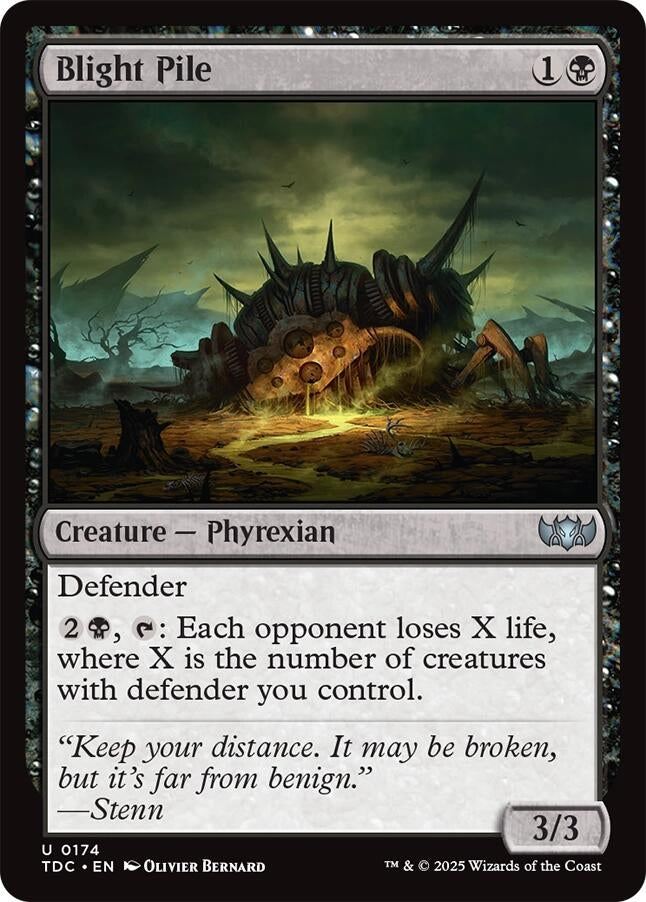 Image for Blight Pile (174) (Commander: Tarkir: Dragonstorm) - Magic: The Gathering