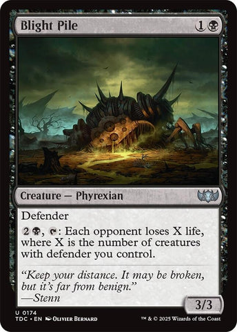 Image for Blight Pile (174) (Commander: Tarkir: Dragonstorm) - Magic: The Gathering