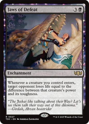 Image for Jaws of Defeat (27) (Commander: Tarkir: Dragonstorm) - Magic: The Gathering