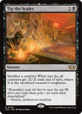 Image for Tip the Scales (29) (Commander: Tarkir: Dragonstorm) - Magic: The Gathering
