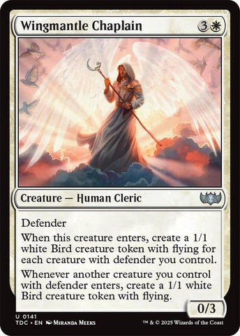 Image for Wingmantle Chaplain (141) (Commander: Tarkir: Dragonstorm) - Magic: The Gathering