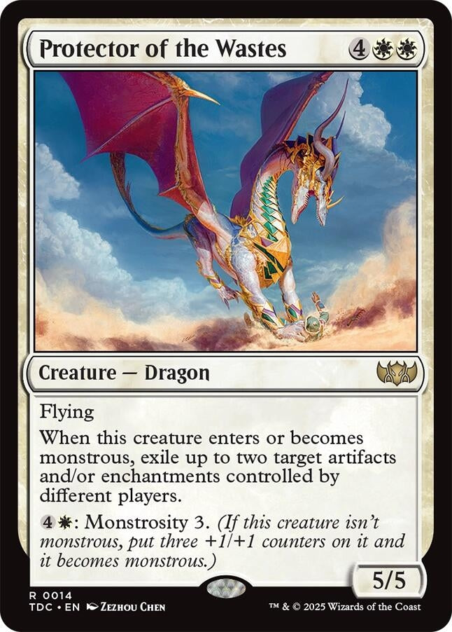 Image for Protector of the Wastes (14) (Commander: Tarkir: Dragonstorm) - Magic: The Gathering