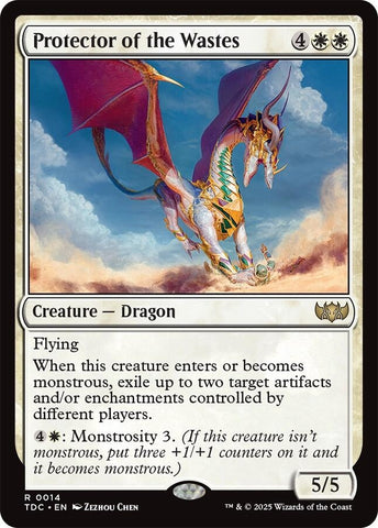 Image for Protector of the Wastes (14) (Commander: Tarkir: Dragonstorm) - Magic: The Gathering