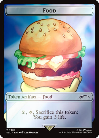 Image for Food Token (1938) (Rainbow Foil) (1938) (Secret Lair Drop Series) - Magic: The Gathering
