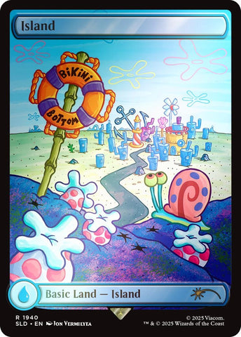 Image for Island (1940) (Rainbow Foil) (1940) (Secret Lair Drop Series) - Magic: The Gathering
