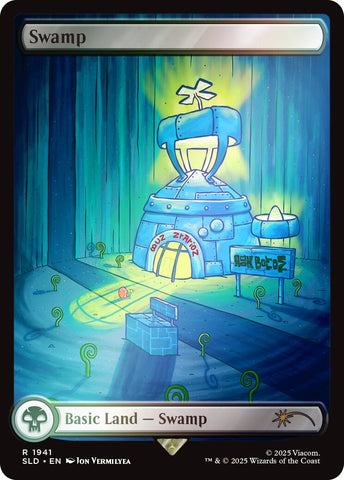 Image for Swamp (1941) (Rainbow Foil) (1941) (Secret Lair Drop Series) - Magic: The Gathering
