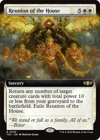 Image for Reunion of the House (Extended Art) (55) (Commander: Tarkir: Dragonstorm) - Magic: The Gathering