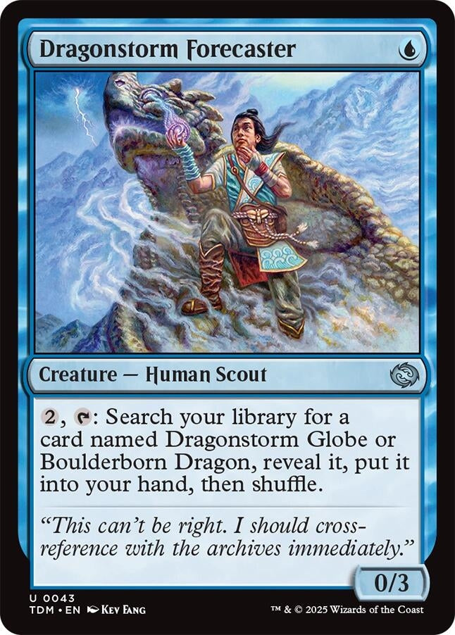 Image for Dragonstorm Forecaster (43) (Tarkir: Dragonstorm) - Magic: The Gathering