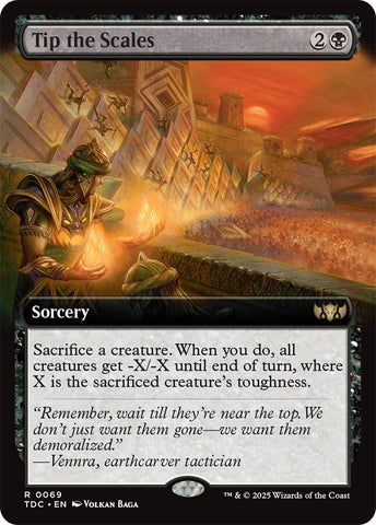 Image for Tip the Scales (Extended Art) (69) (Commander: Tarkir: Dragonstorm) - Magic: The Gathering