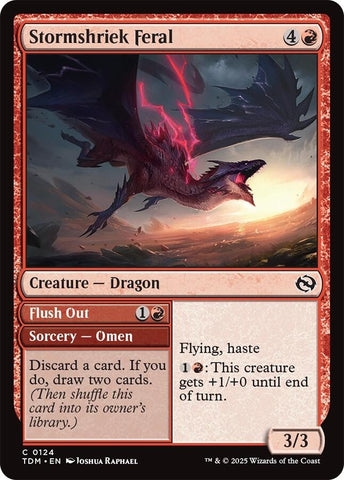Image for Stormshriek Feral (124) (Tarkir: Dragonstorm) - Magic: The Gathering