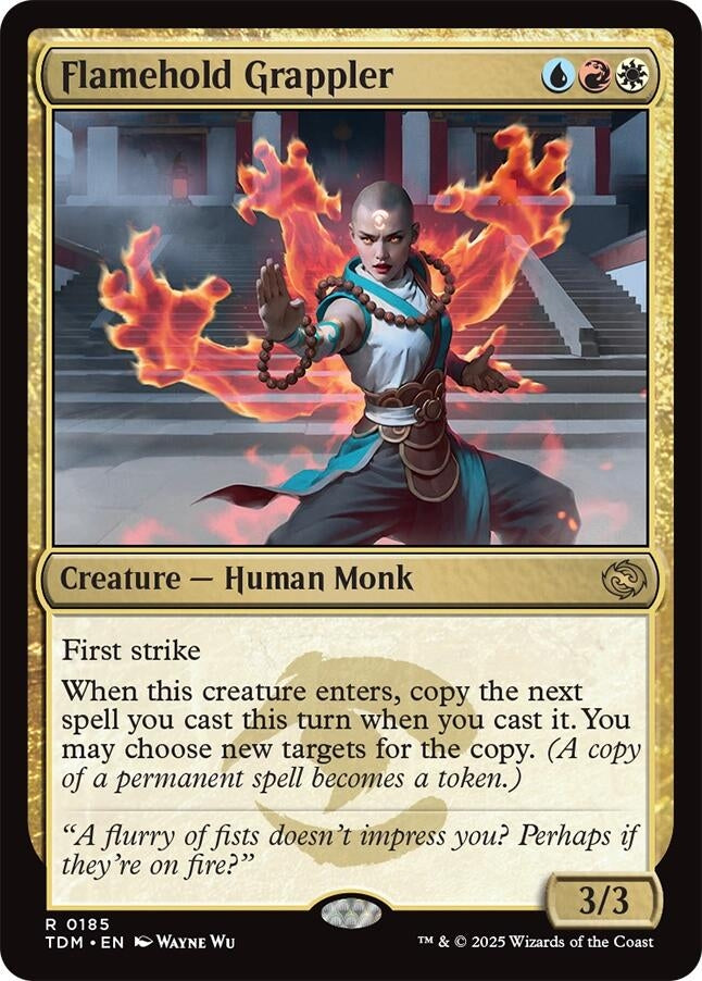 Image for Flamehold Grappler (185) (Tarkir: Dragonstorm) - Magic: The Gathering