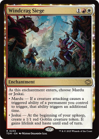 Image for Windcrag Siege (235) (Tarkir: Dragonstorm) - Magic: The Gathering