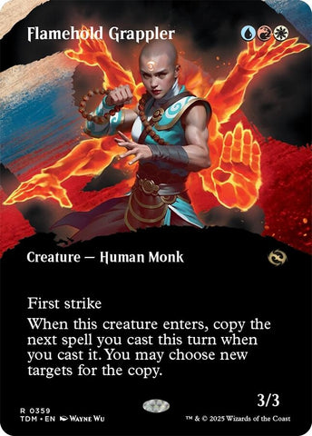 Image for Flamehold Grappler (Borderless) (359) (Tarkir: Dragonstorm) - Magic: The Gathering