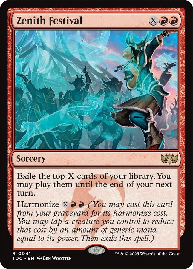 Image for Zenith Festival (41) [Commander: Tarkir: Dragonstorm] - Magic: The Gathering