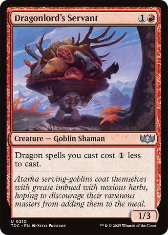 Image for Dragonlord's Servant (210) (Commander: Tarkir: Dragonstorm) - Magic: The Gathering