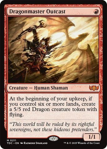 Image for Dragonmaster Outcast (211) (Commander: Tarkir: Dragonstorm) - Magic: The Gathering