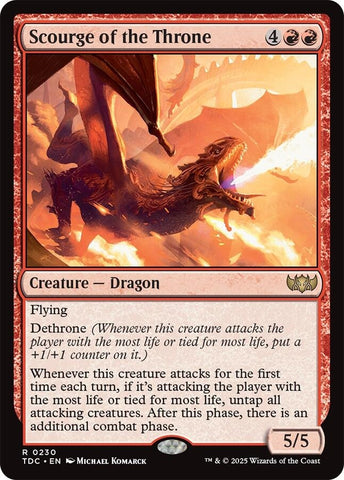 Image for Scourge of the Throne (230) (Commander: Tarkir: Dragonstorm) - Magic: The Gathering