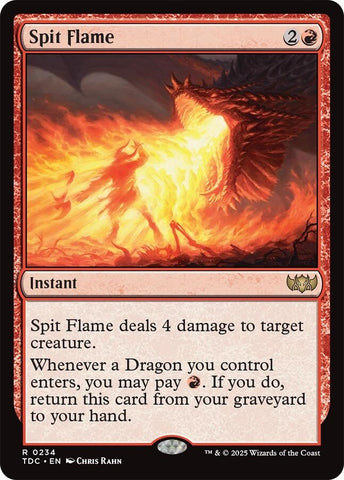 Image for Spit Flame (234) (Commander: Tarkir: Dragonstorm) - Magic: The Gathering