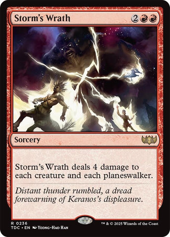 Image for Storm's Wrath (236) (Commander: Tarkir: Dragonstorm) - Magic: The Gathering