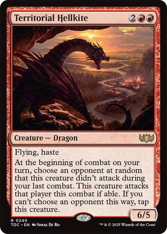 Image for Territorial Hellkite (240) (Commander: Tarkir: Dragonstorm) - Magic: The Gathering