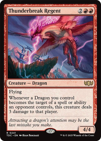 Image for Thunderbreak Regent (241) (Commander: Tarkir: Dragonstorm) - Magic: The Gathering