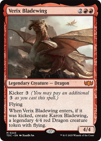 Image for Verix Bladewing (243) (Commander: Tarkir: Dragonstorm) - Magic: The Gathering