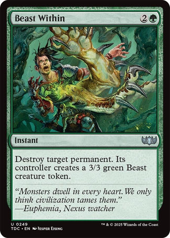 Image for Beast Within (249) (Commander: Tarkir: Dragonstorm) - Magic: The Gathering