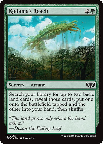 Image for Kodama's Reach (261) (Commander: Tarkir: Dragonstorm) - Magic: The Gathering