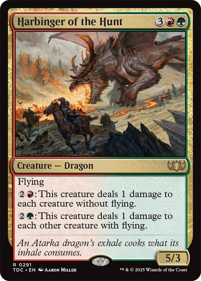 Image for Harbinger of the Hunt (291) (Commander: Tarkir: Dragonstorm) - Magic: The Gathering