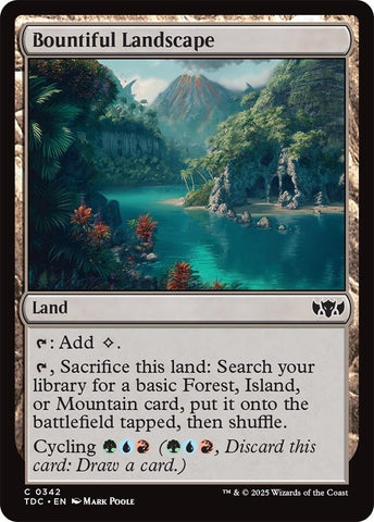 Image for Bountiful Landscape (342) (Commander: Tarkir: Dragonstorm) - Magic: The Gathering