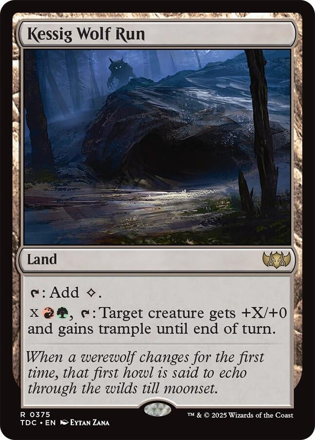 Image for Kessig Wolf Run (375) (Commander: Tarkir: Dragonstorm) - Magic: The Gathering