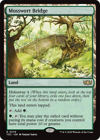 Image for Mosswort Bridge (379) (Commander: Tarkir: Dragonstorm) - Magic: The Gathering