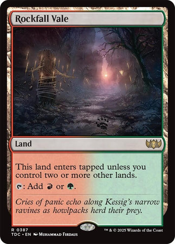 Image for Rockfall Vale (387) (Commander: Tarkir: Dragonstorm) - Magic: The Gathering