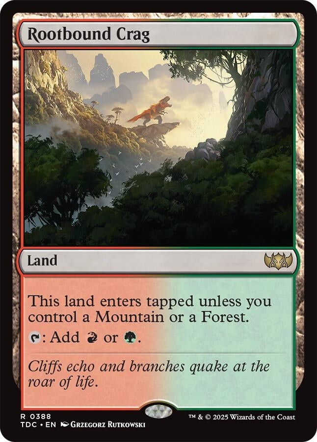 Image for Rootbound Crag (388) (Commander: Tarkir: Dragonstorm) - Magic: The Gathering