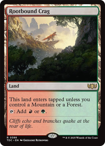 Image for Rootbound Crag (388) (Commander: Tarkir: Dragonstorm) - Magic: The Gathering