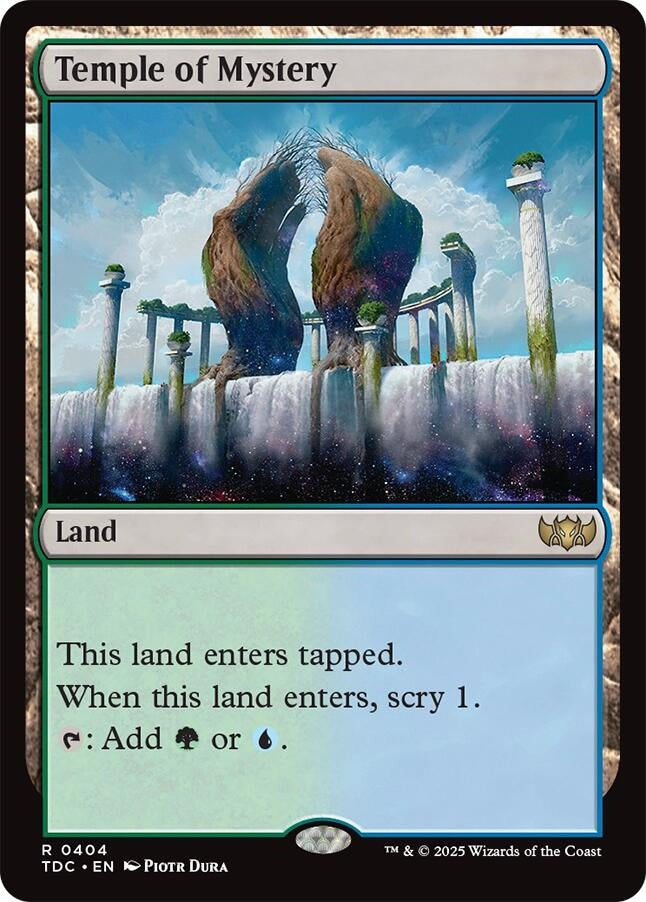 Image for Temple of Mystery (404) (Commander: Tarkir: Dragonstorm) - Magic: The Gathering