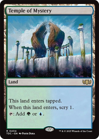 Image for Temple of Mystery (404) (Commander: Tarkir: Dragonstorm) - Magic: The Gathering