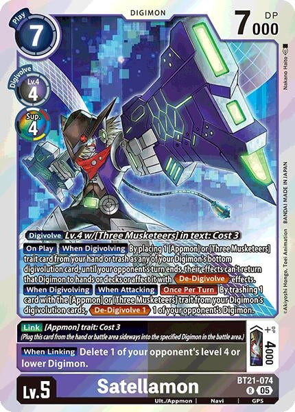Satellamon (BT21-074 R) [World Convergence]