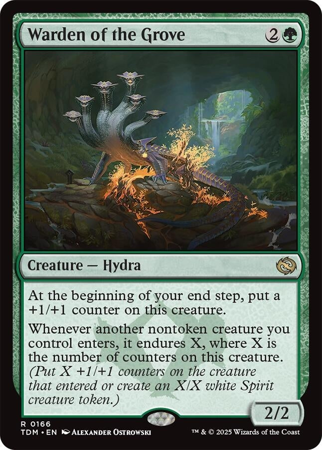 Image for Warden of the Grove (166) (Tarkir: Dragonstorm) - Magic: The Gathering