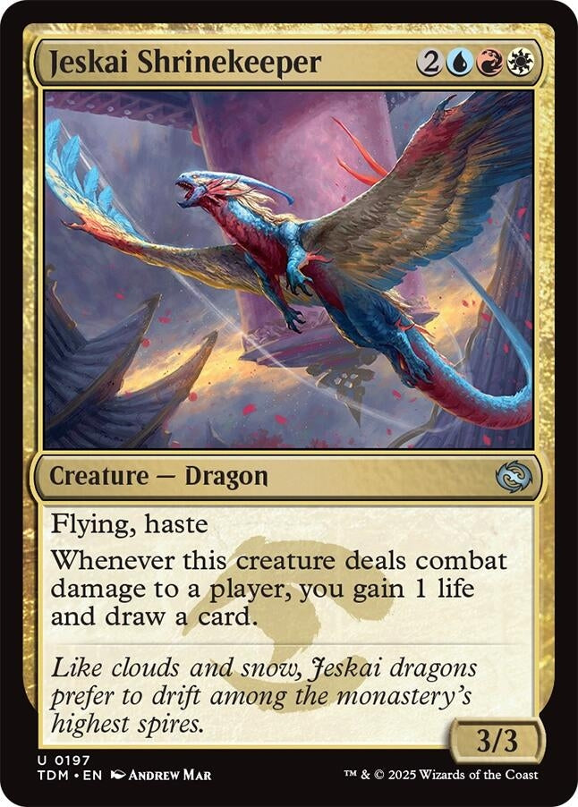 Image for Jeskai Shrinekeeper (197) (Tarkir: Dragonstorm) - Magic: The Gathering