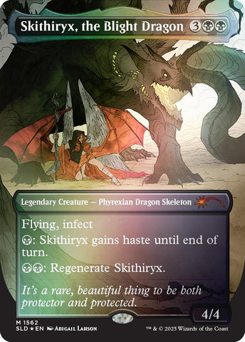 Image for Skithiryx, the Blight Dragon (Rainbow Foil) (1562) (Secret Lair Drop Series) - Magic: The Gathering