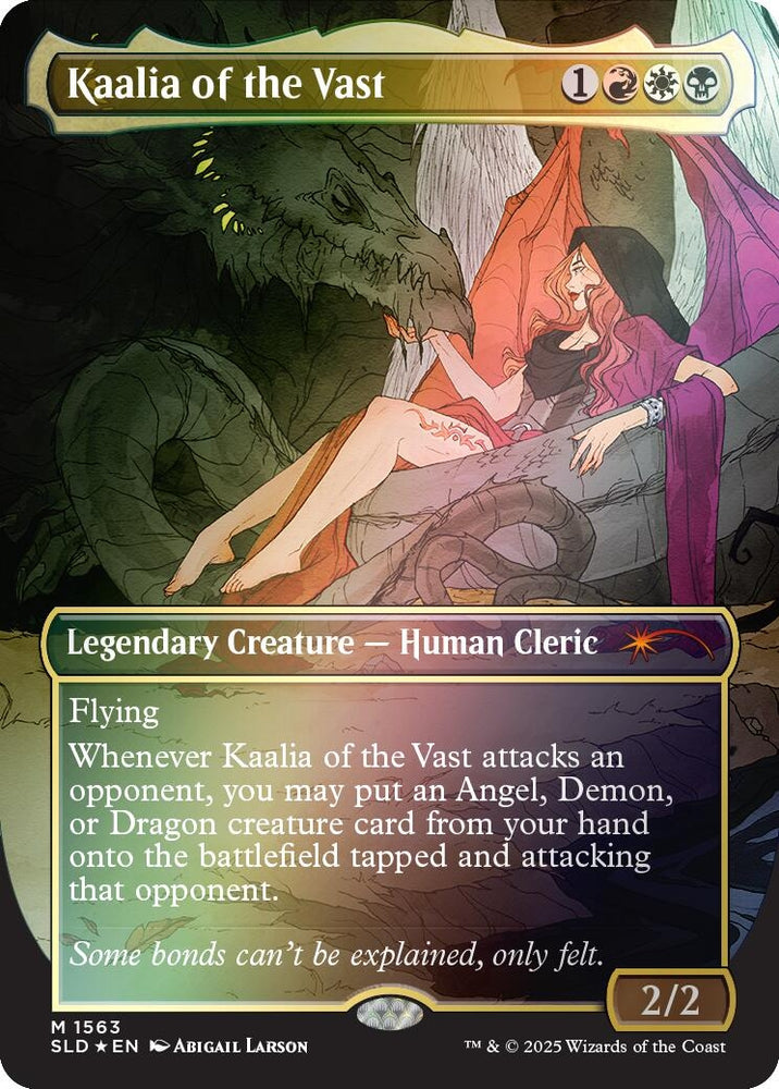 Image for Kaalia of the Vast (Rainbow Foil) (1563) (Secret Lair Drop Series) - Magic: The Gathering